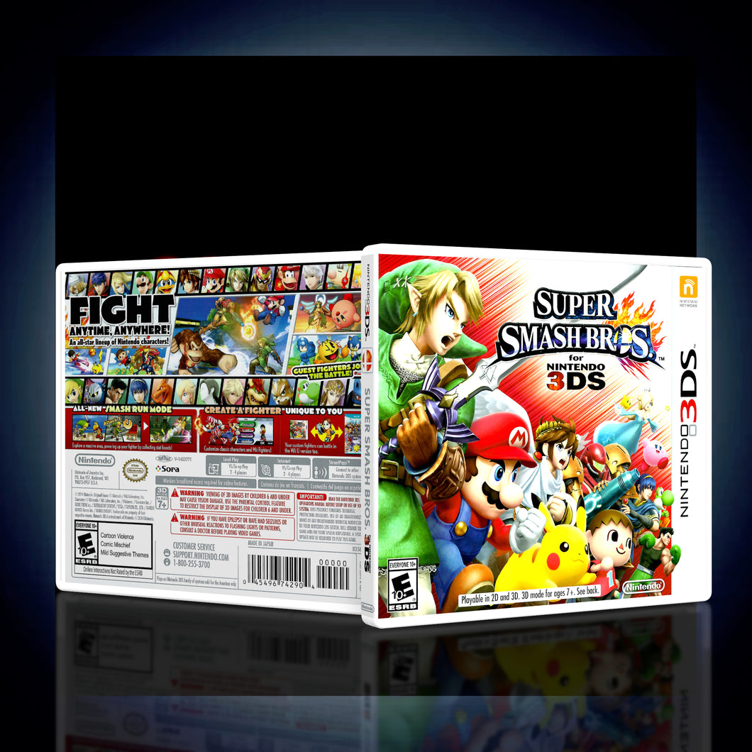 Super Smash Bros - 3DS Game Case - KeeranSales