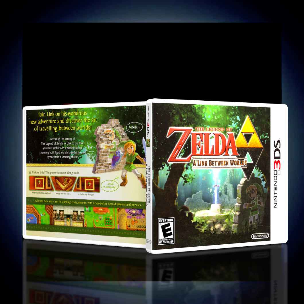 The Legend of Zelda A Link Between Worlds - 3DS Game Case - KeeranSales