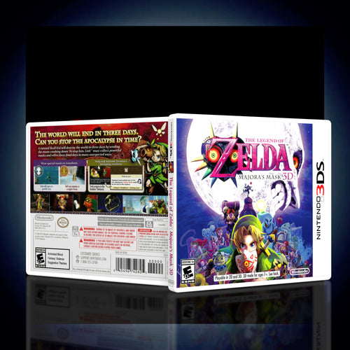 The Legend of Zelda Majoras Mask - 3DS Game Case - KeeranSales