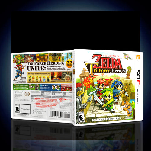 the Legend of Zelda Tri Force Heroes - 3DS Game Case - KeeranSales