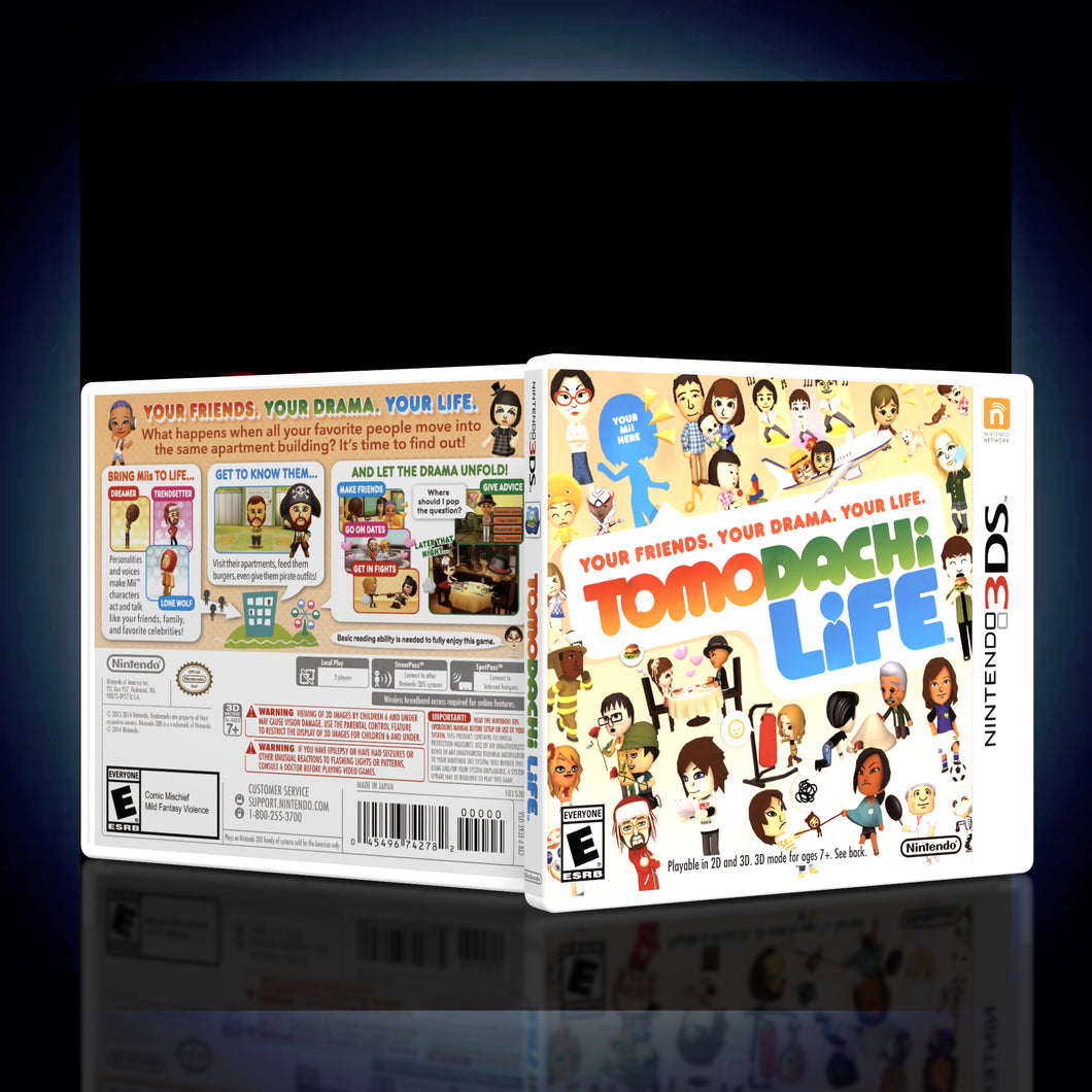 Tomodachi Life- 3DS Game Case - KeeranSales