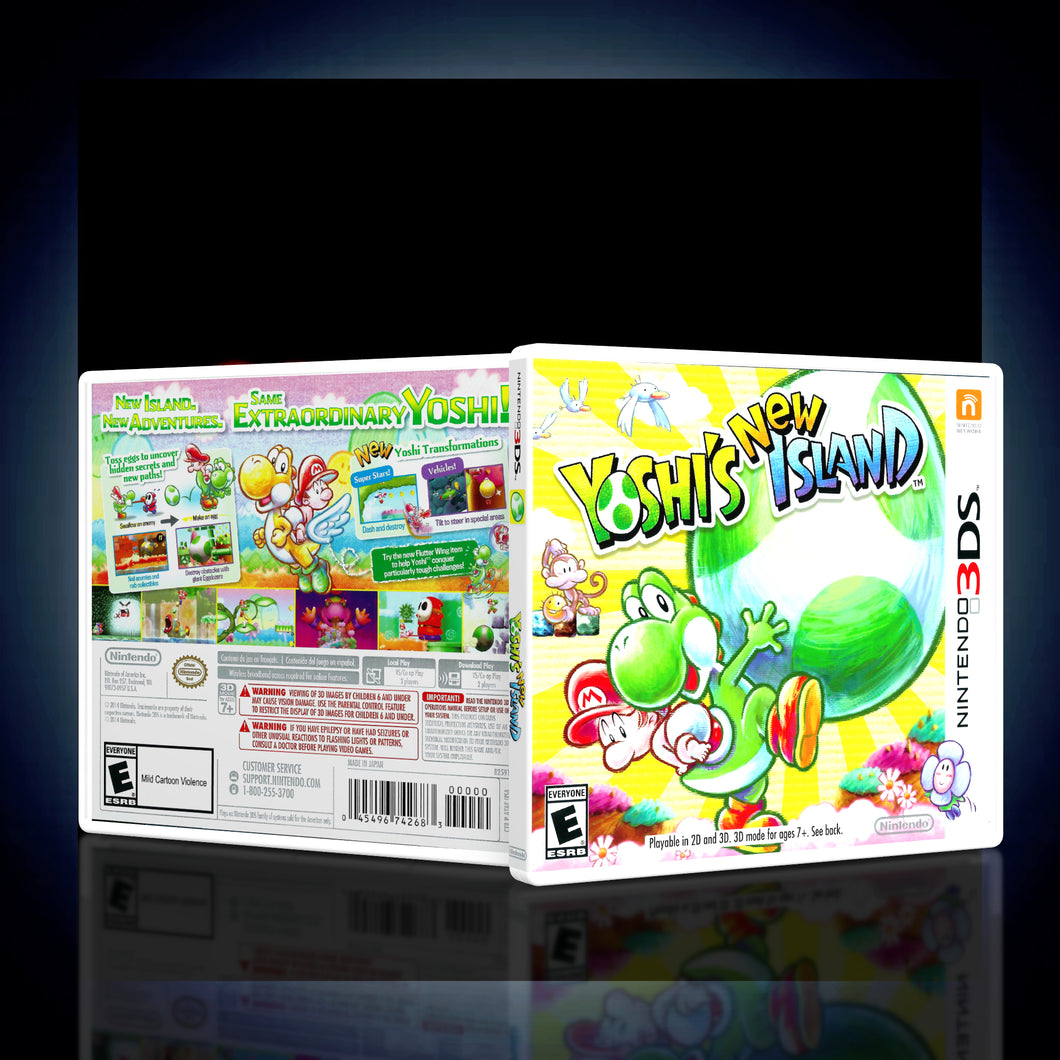 Yoshi's New Island - 3DS Game Case - KeeranSales