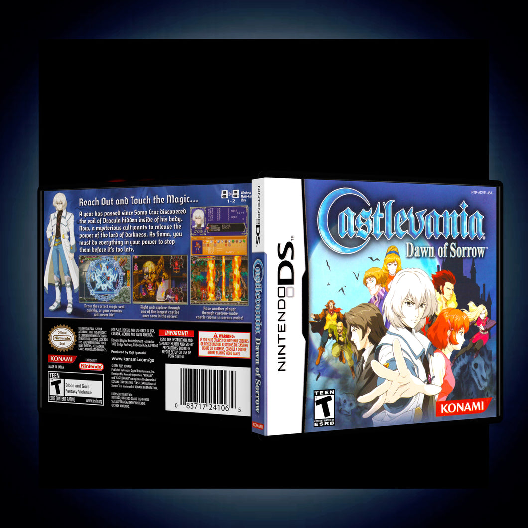 Castlevania Dawn of Sorrow - NDS Case Only - KeeranSales