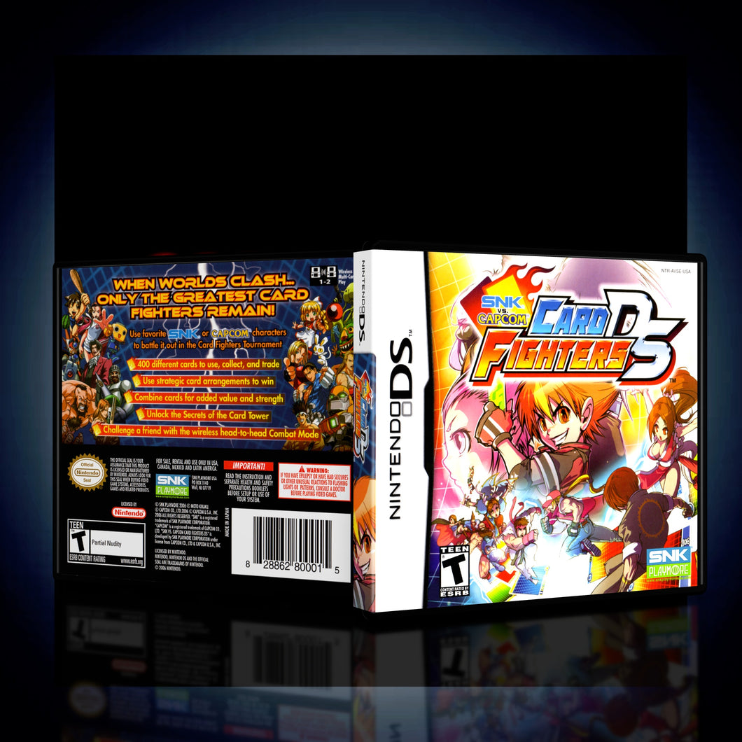 SNK vs Capcom Card Fighters DS - NDS Case Only - KeeranSales