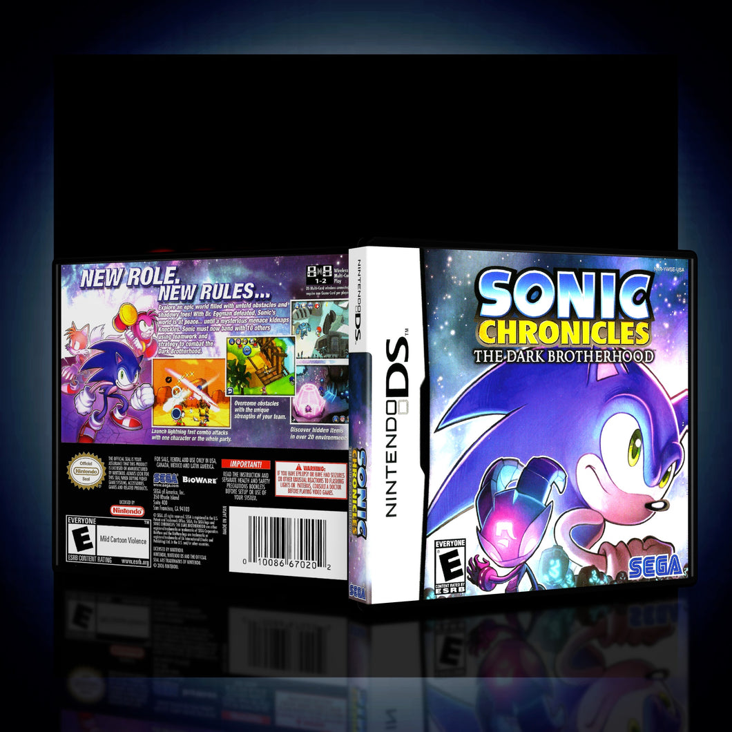 Sonic Chronicles The Dark Brotherhood - NDS Case Only - KeeranSales