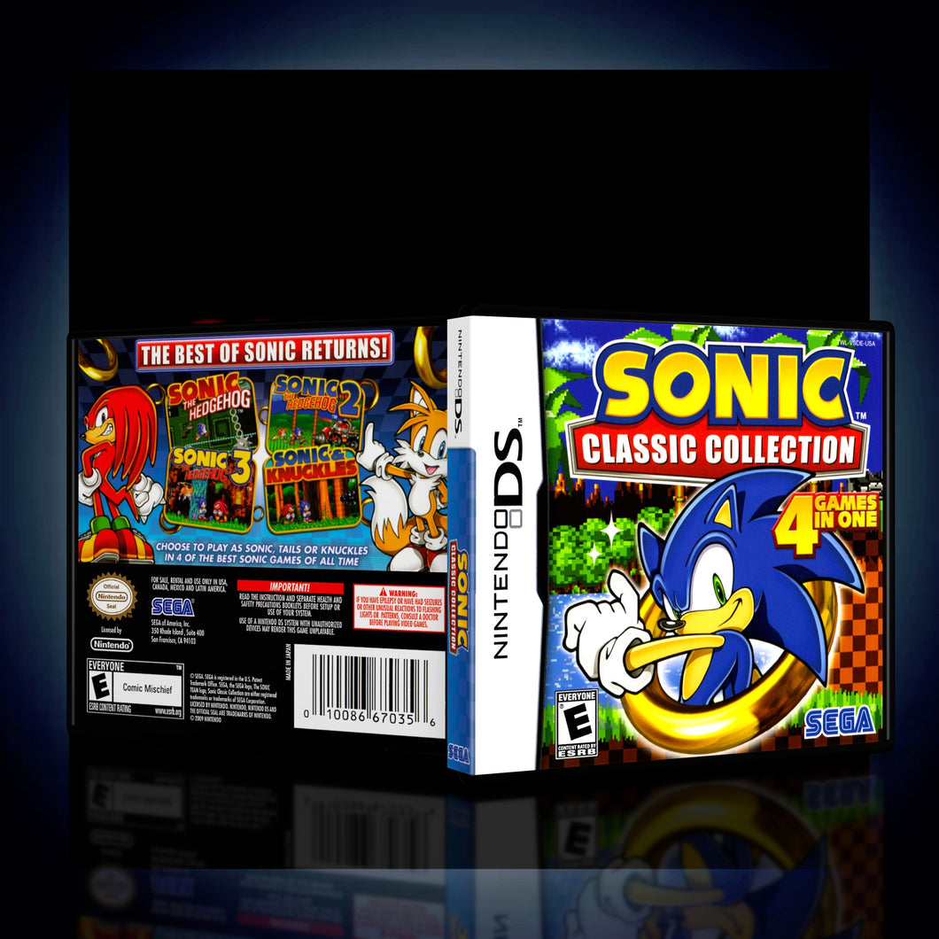 Sonic Classic Collection - NDS Case Only - KeeranSales