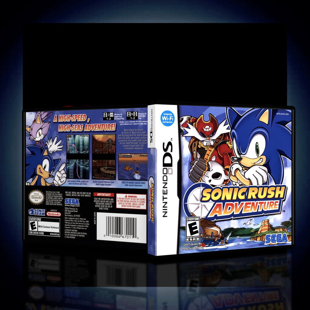 Sonic Rush Adventure - NDS Case Only - KeeranSales