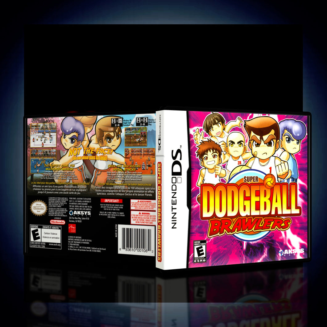 Super DodgeBall Brawlers - NDS Case Only - KeeranSales