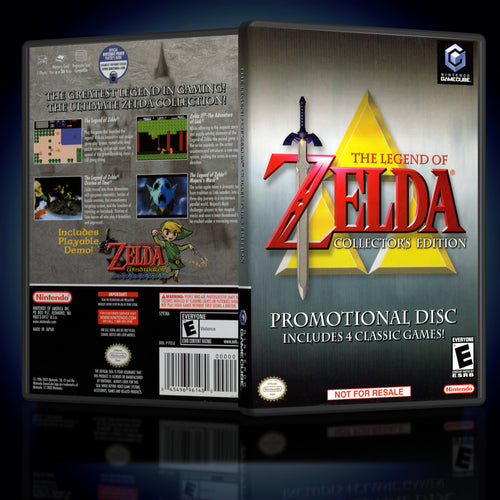 The Legend of Zelda Collector's Edition Single Disc Case GameCube Case Reproduction - KeeranSales