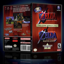 Load image into Gallery viewer, The Legend of Zelda Ocarina Of Time Master Quest Single Disc Case GameCube Case Reproduction - KeeranSales
