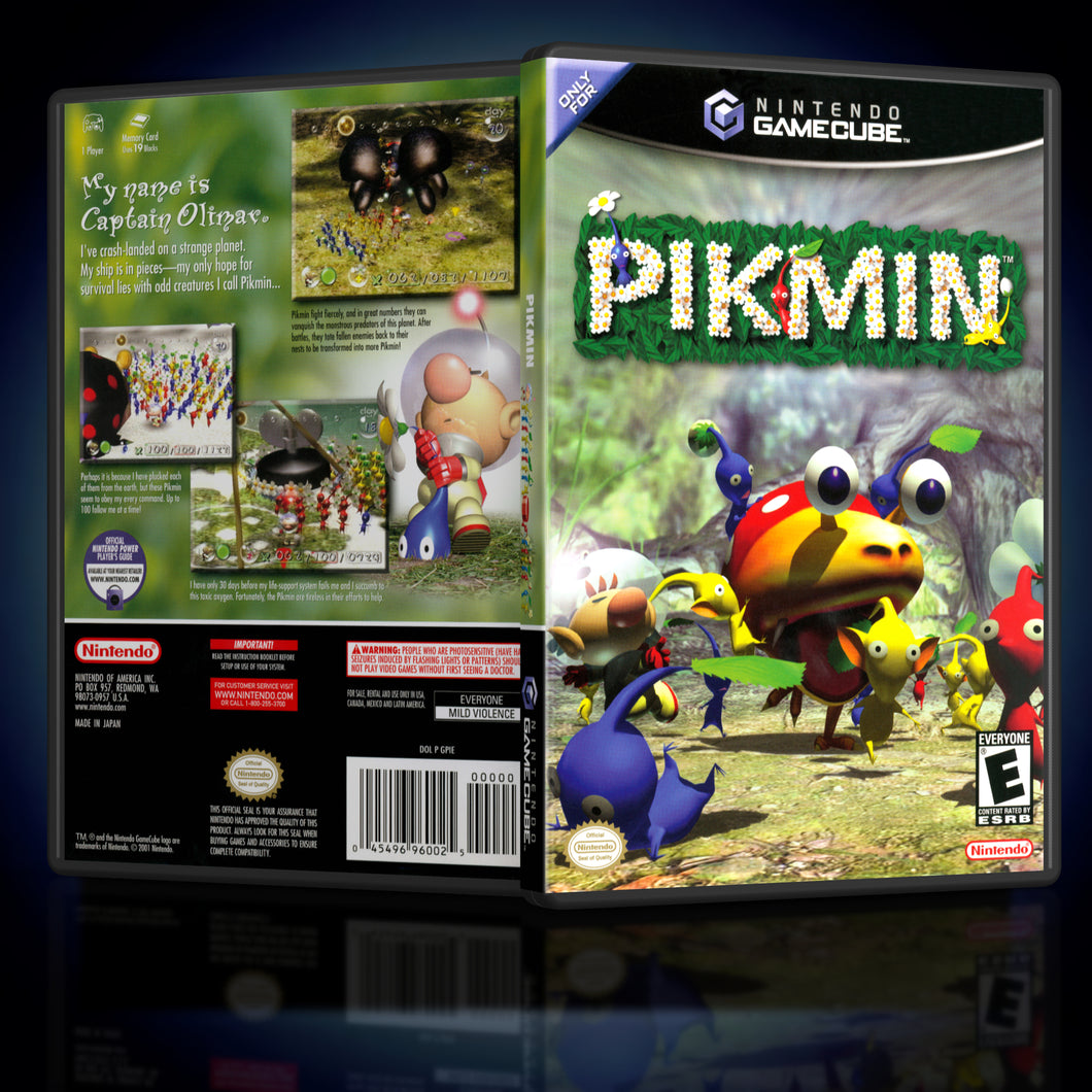 Pikmin Single Disc Case GameCube Case Reproduction - KeeranSales