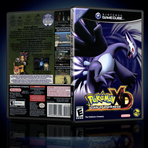 Pokemon XD Gale Of Darkness Single Disc Case GameCube Reproduction - KeeranSales