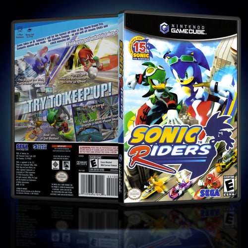 Sonic Riders Disc Case GameCube Reproduction - KeeranSales