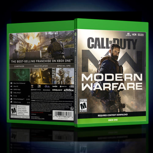 Call of Duty Modern Warfare - Xbox ONE - Replacement Case Only - Reproduction - No Game Included - KeeranSales