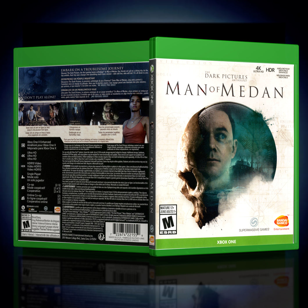 Man of Medan - Xbox ONE - Replacement Case Only - Reproduction - No Game Included - KeeranSales