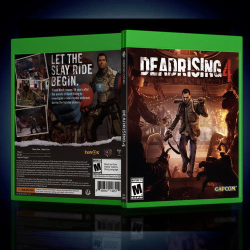 Dead Rising 4 - Xbox ONE - Replacement Case Only - Reproduction - No Game Included - KeeranSales