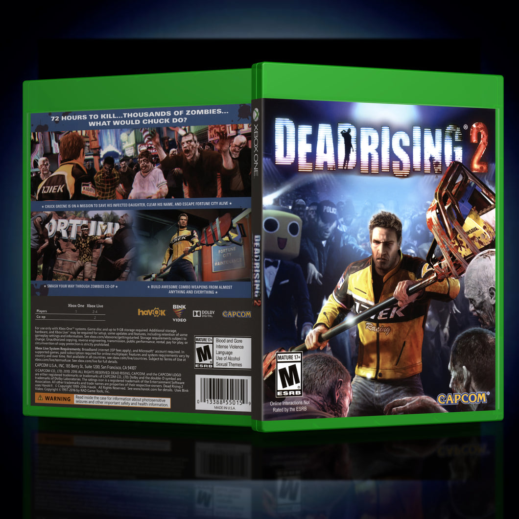 Dead Rising 2 - Xbox ONE - Replacement Case Only - Reproduction - No Game Included - KeeranSales