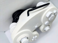 Load image into Gallery viewer, White on White GameCube Controller, NGC White Custom Gamepad For Gamecube, Wii, Wii U &amp; Switch
