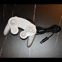 Load image into Gallery viewer, White on White GameCube Controller, NGC White Custom Gamepad For Gamecube, Wii, Wii U &amp; Switch
